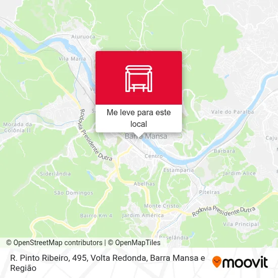 R. Pinto Ribeiro, 495 mapa