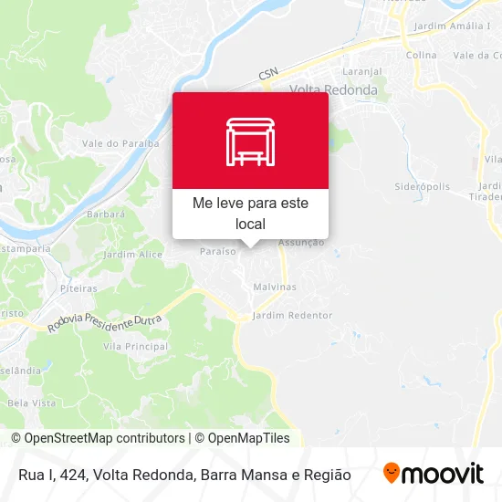 Rua I, 424 mapa