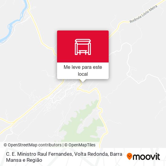 C. E. Ministro Raul Fernandes mapa