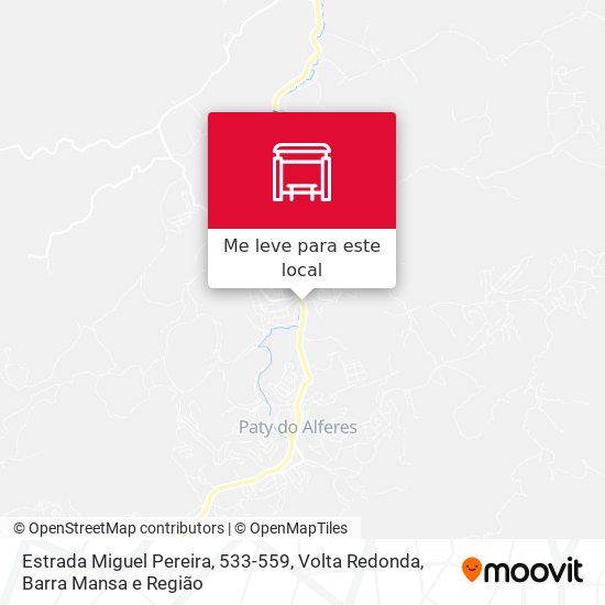 Estrada Miguel Pereira, 533-559 mapa
