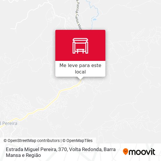 Estrada Miguel Pereira, 370 mapa