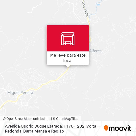Avenida Osório Duque Estrada, 1170-1202 mapa