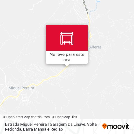 Estrada Miguel Pereira | Garagem Da Linave mapa
