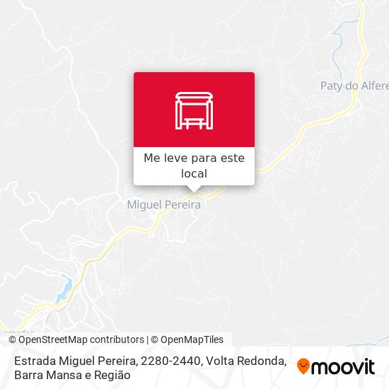 Estrada Miguel Pereira, 2280-2440 mapa