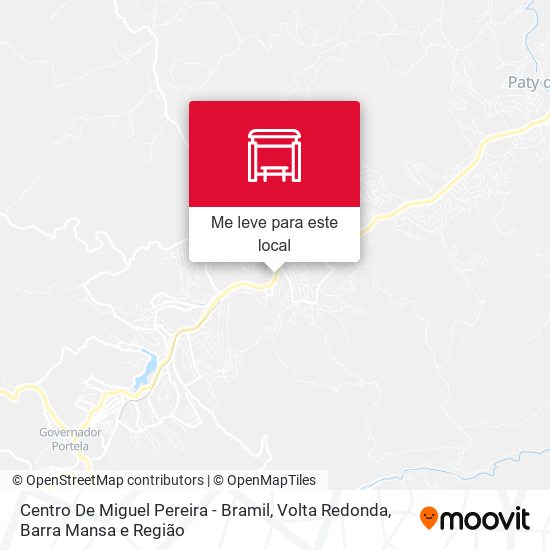 Centro De Miguel Pereira - Bramil mapa