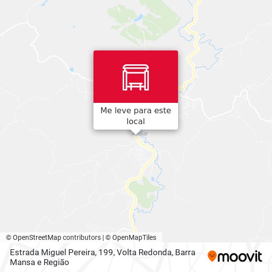 Estrada Miguel Pereira, 199 mapa