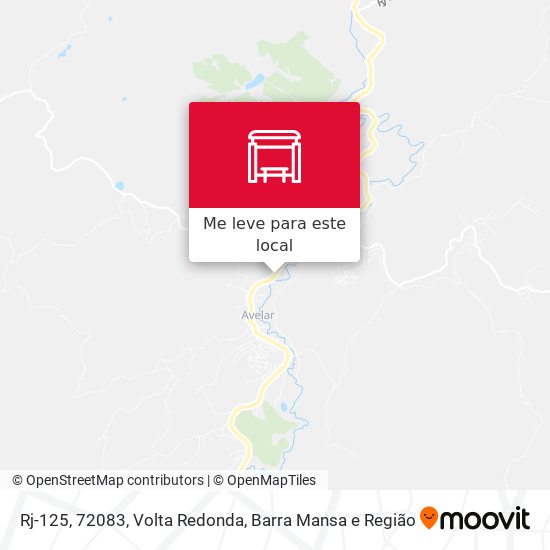 Rj-125, 72083 mapa