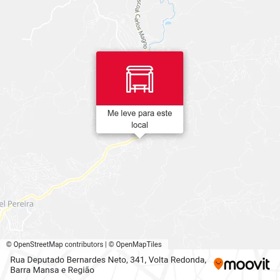 Rua Deputado Bernardes Neto, 341 mapa
