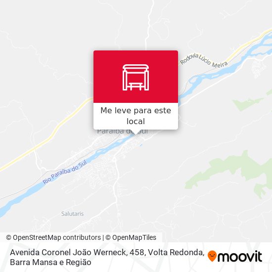 Avenida Coronel João Werneck, 458 mapa