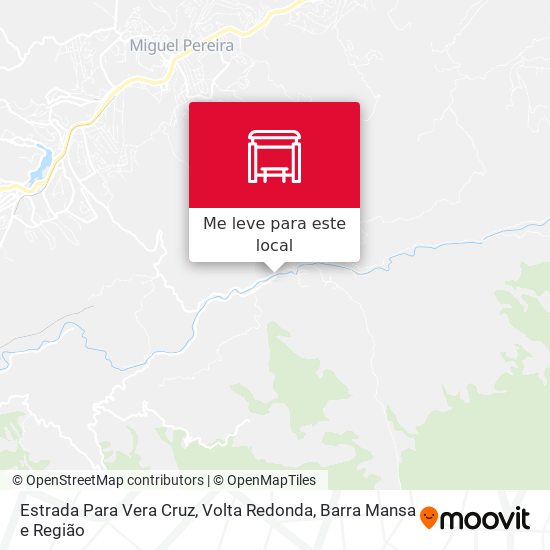 Estrada Para Vera Cruz mapa