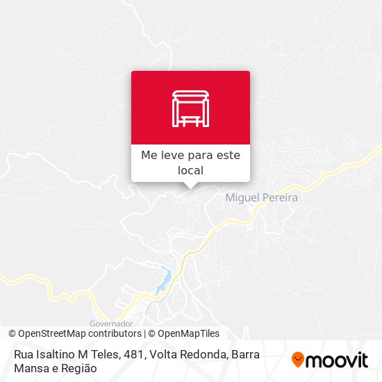 Rua Isaltino M Teles, 481 mapa