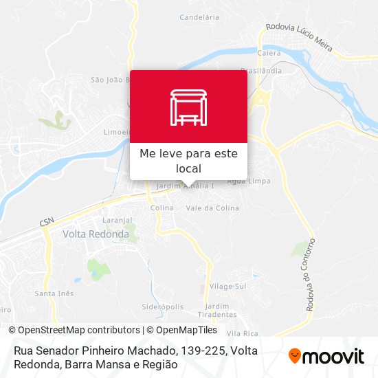 Rua Senador Pinheiro Machado, 139-225 mapa