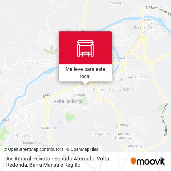 Av. Amaral Peixoto - Sentido Aterrado mapa