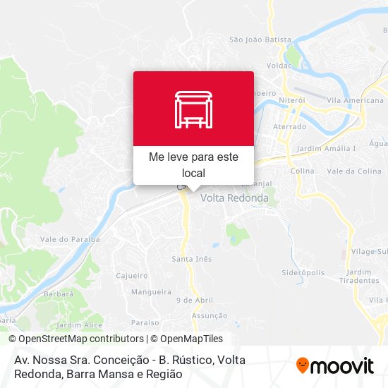 Av. Nossa Sra. Conceição - B. Rústico mapa