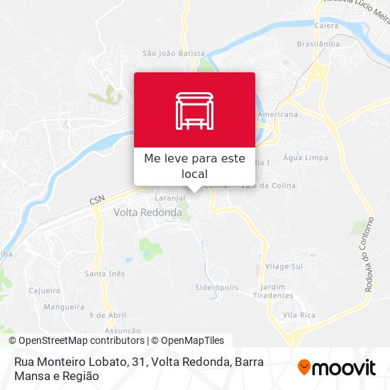 Rua Monteiro Lobato, 31 mapa