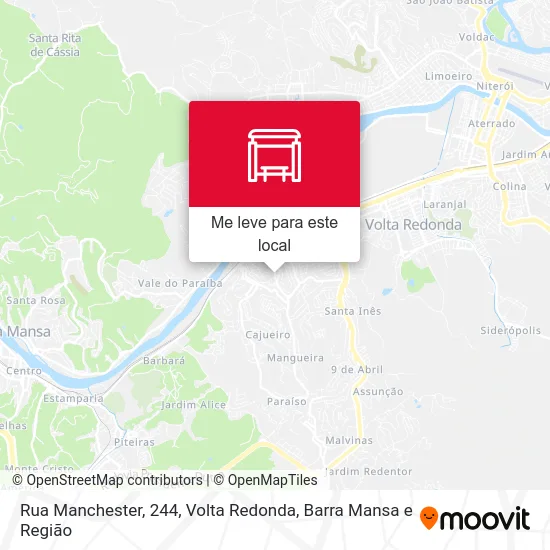 Rua Manchester, 244 mapa