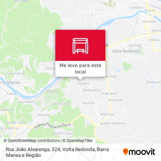 Rua João Alvarenga, 324 mapa