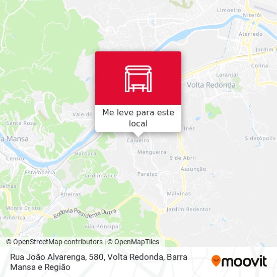 Rua João Alvarenga, 580 mapa