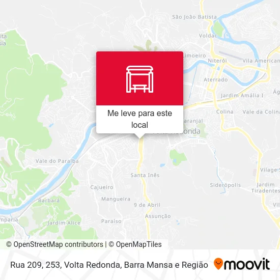 Rua 209, 253 mapa