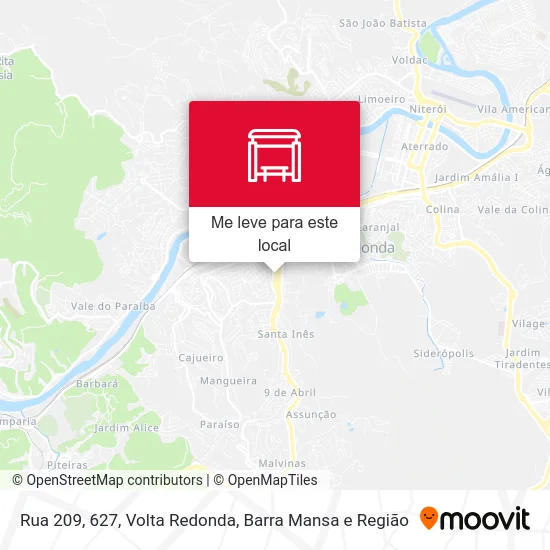 Rua 209, 627 mapa