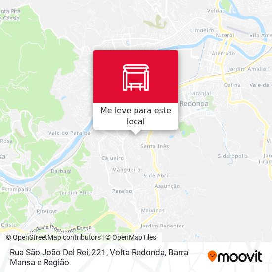 Rua São João Del Rei, 221 mapa