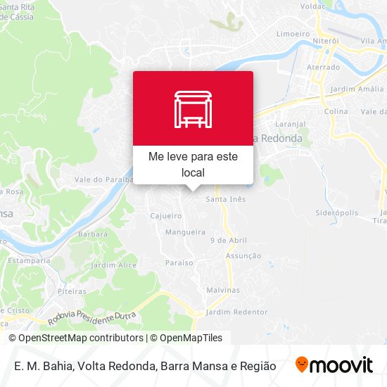 E. M. Bahia mapa