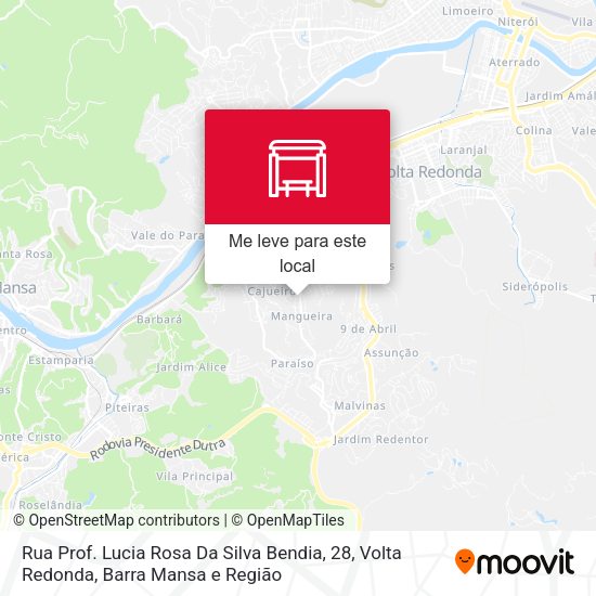 Rua Prof. Lucia Rosa Da Silva Bendia, 28 mapa