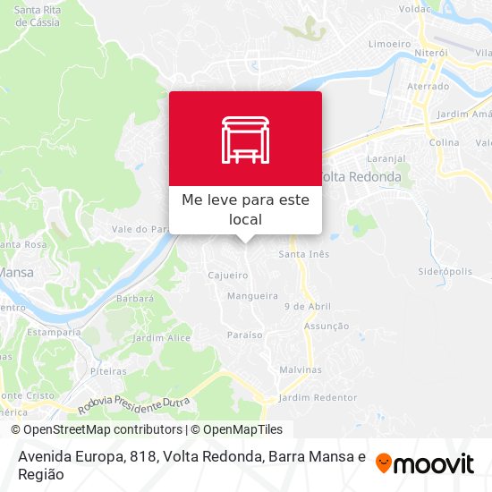 Avenida Europa, 818 mapa