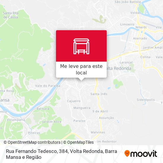 Rua Fernando Tedesco, 384 mapa