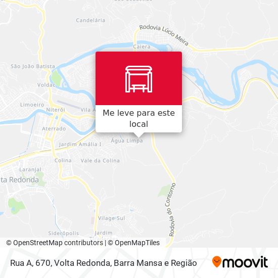 Rua A, 670 mapa