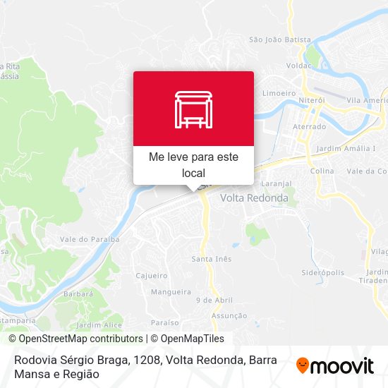 Rodovia Sérgio Braga, 1208 mapa