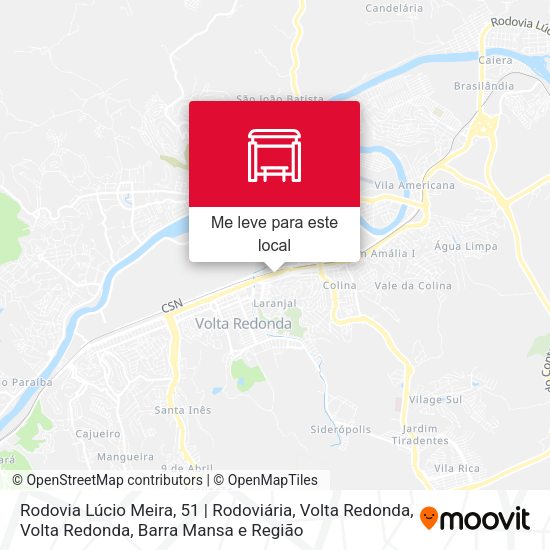 Rodovia Lúcio Meira, 51 | Rodoviária, Volta Redonda mapa