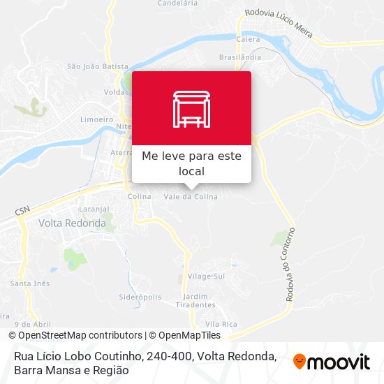 Rua Lício Lobo Coutinho, 240-400 mapa