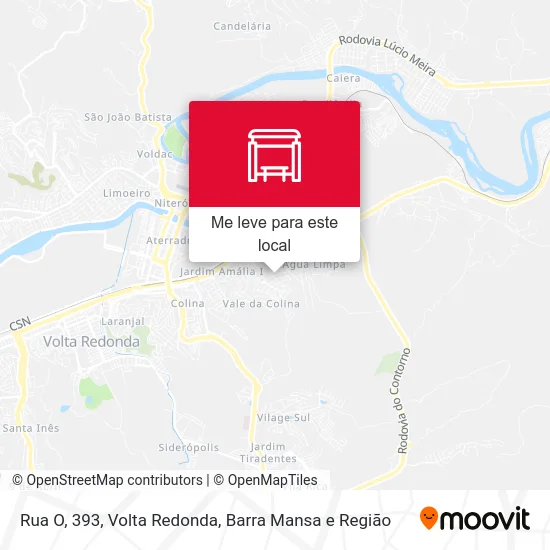 Rua O, 393 mapa