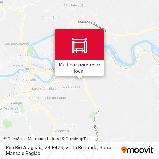 Rua Rio Araguaia, 280-474 mapa