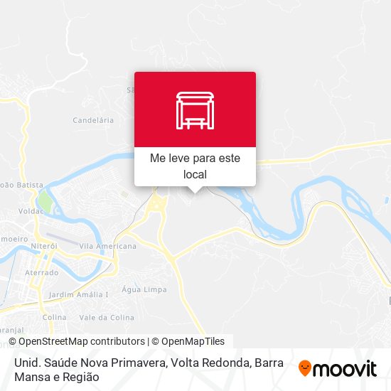 Unid. Saúde Nova Primavera mapa