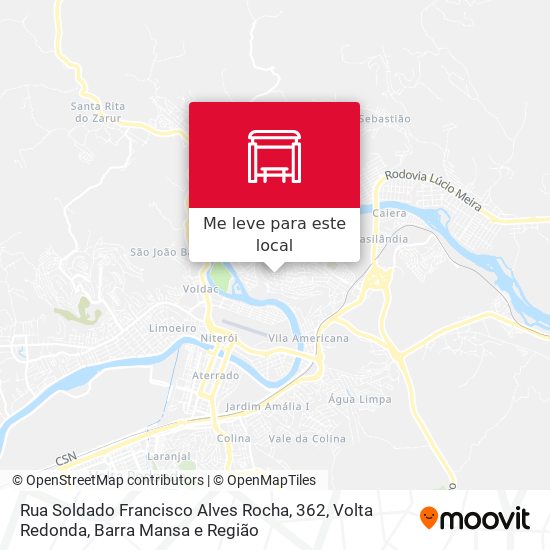 Rua Soldado Francisco Alves Rocha, 362 mapa