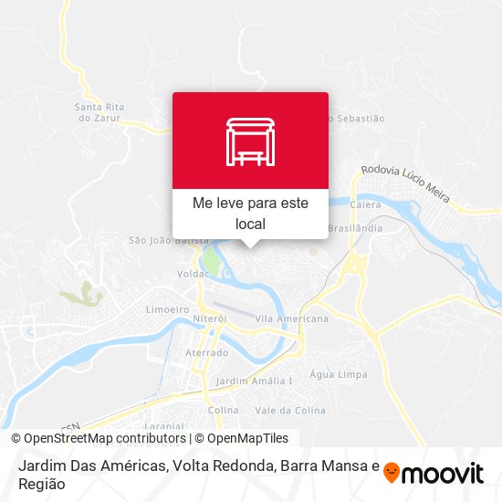 Jardim Das Américas mapa