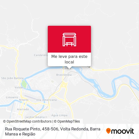 Rua Roquete Pinto, 458-506 mapa