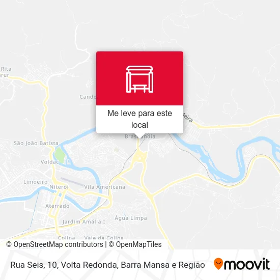 Rua Seis, 10 mapa
