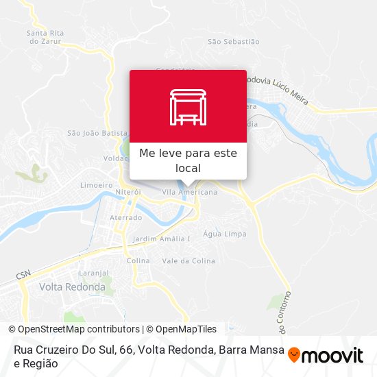 Rua Cruzeiro Do Sul, 66 mapa