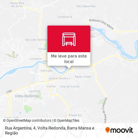 Rua Argentina, 4 mapa