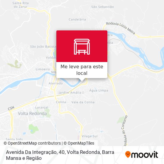 Avenida Da Integração, 40 mapa