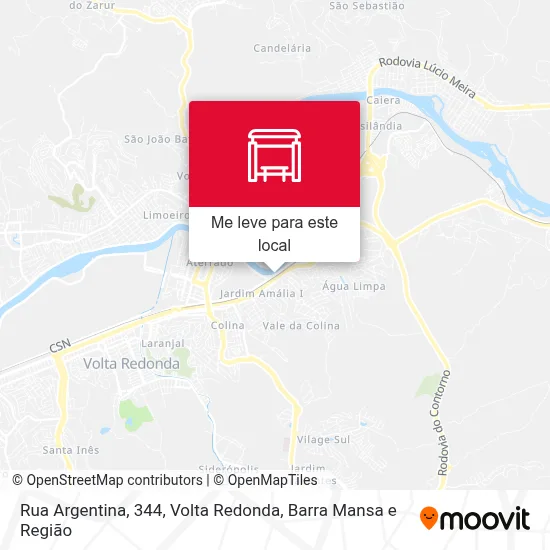 Rua Argentina, 344 mapa