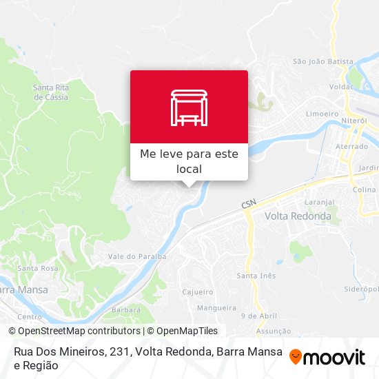 Rua Dos Mineiros, 231 mapa