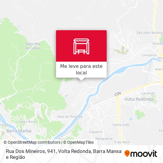 Rua Dos Mineiros, 941 mapa