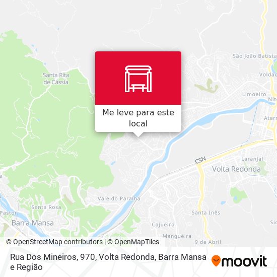 Rua Dos Mineiros, 970 mapa