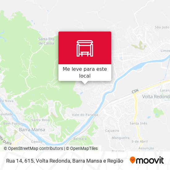 Rua 14, 615 mapa
