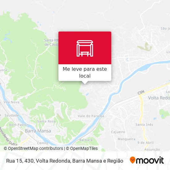 Rua 15, 430 mapa