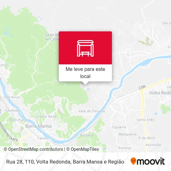 Rua 28, 110 mapa